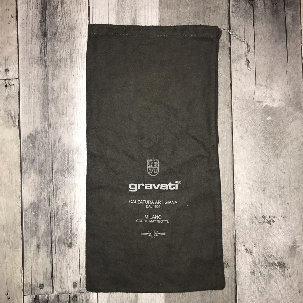 Gravati Drawstring Dust Bag 10x24  slate Grey